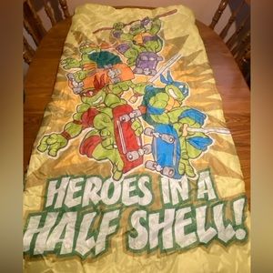 Ninja turtle kids sleeping bag.